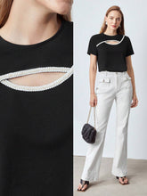 MOTF PREMIUM PEARL CUTOUT TOP